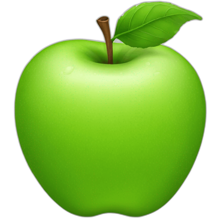 green apple emoji