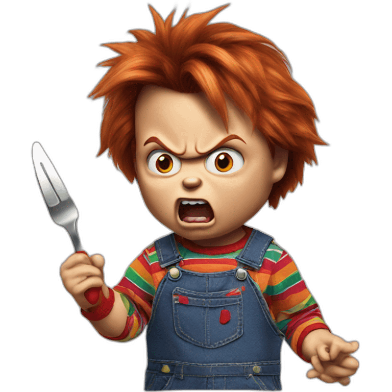 Chucky hungry  emoji