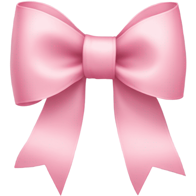 light pink ribbon bow emoji