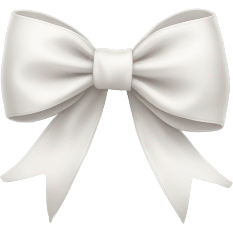 White bow emoji