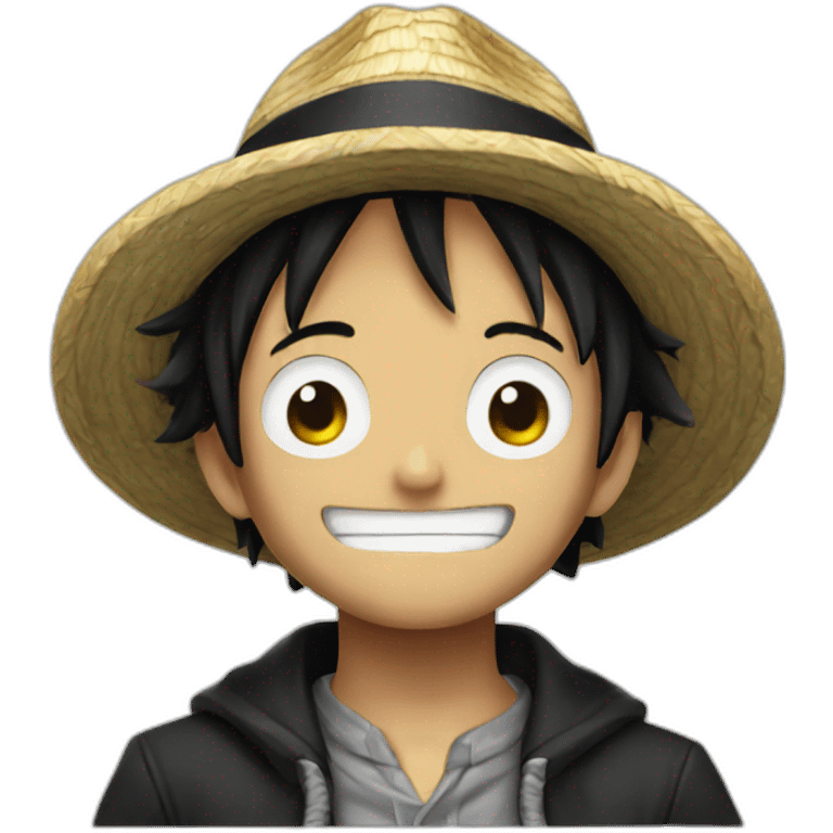 Noir Luffy emoji