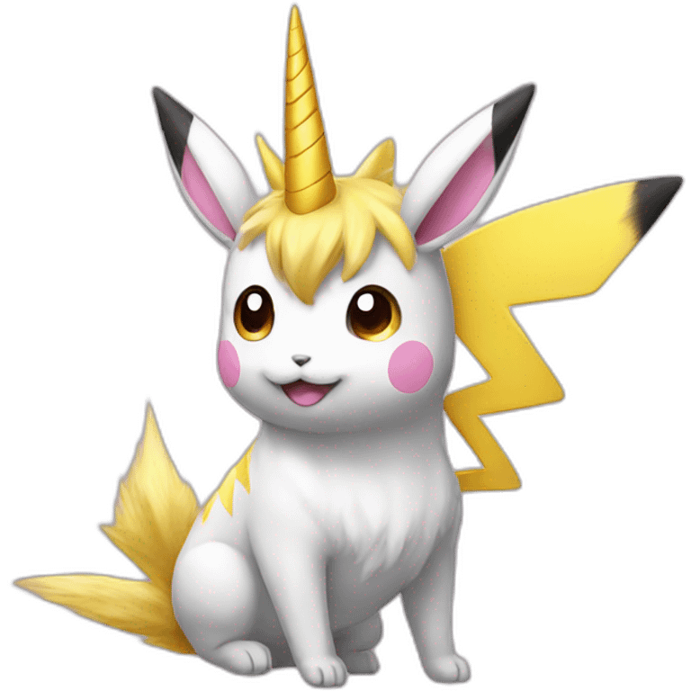 pikachu unicorn emoji