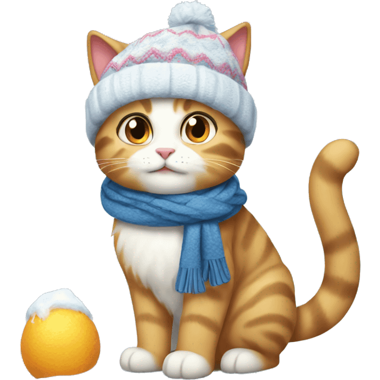 Cats winter emoji