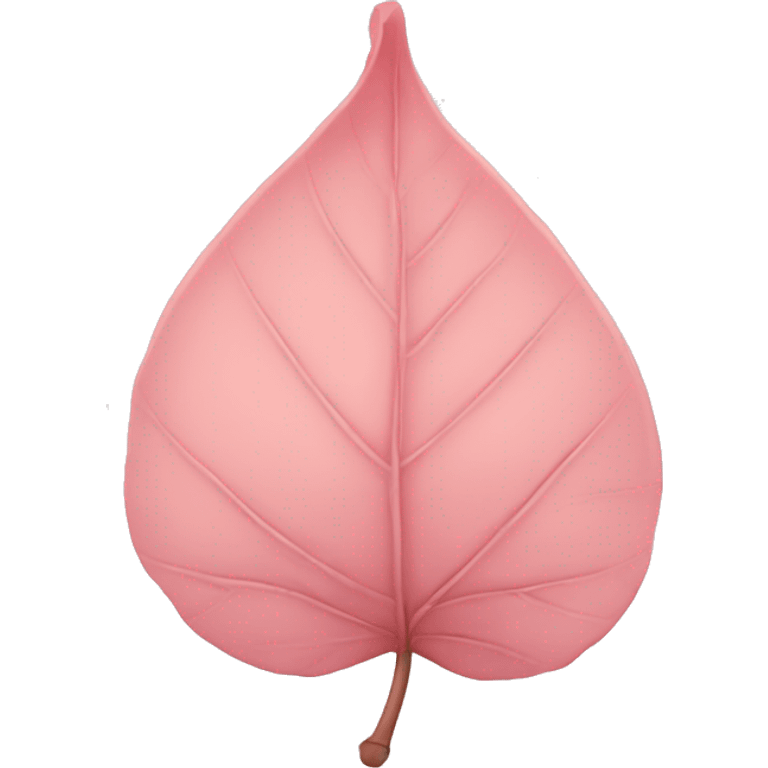 Light pink leaf emoji