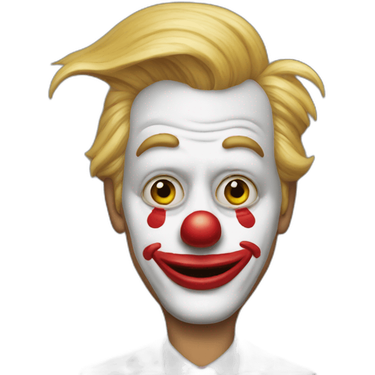 Trump-clown emoji