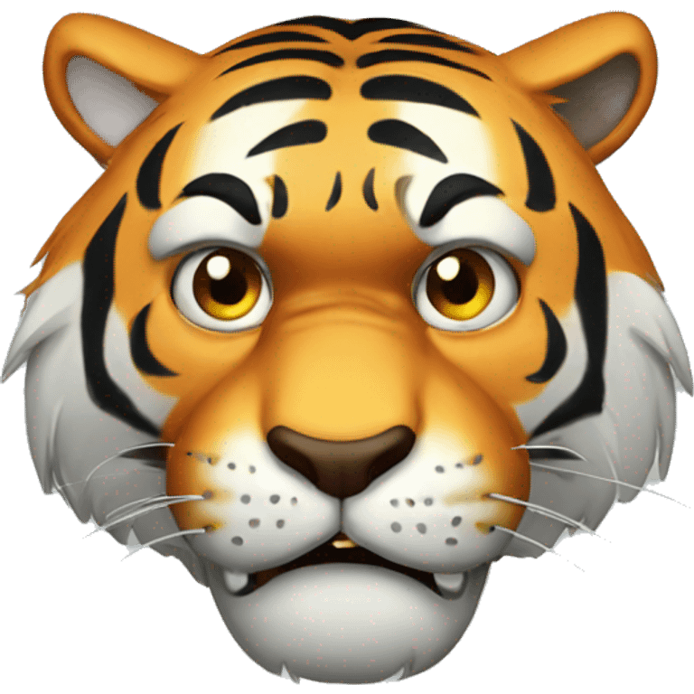 Tiger angry emoji