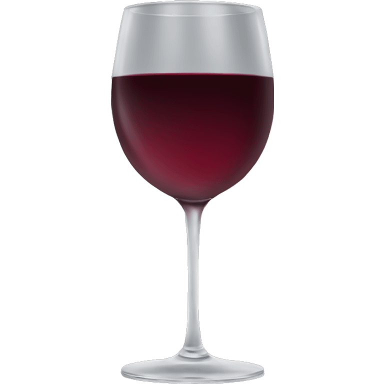 A glass of wine emoji