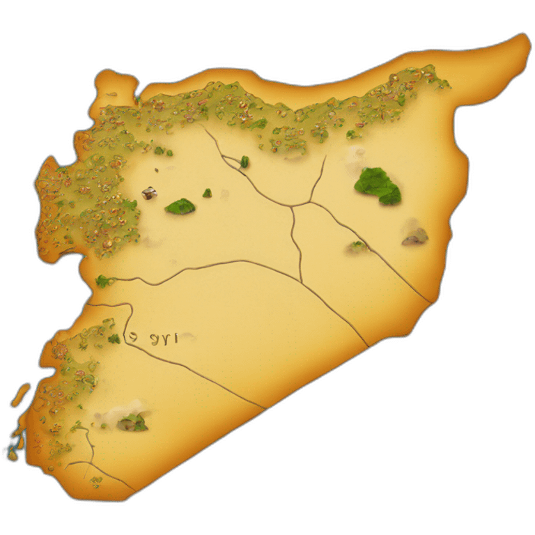 syria map emoji