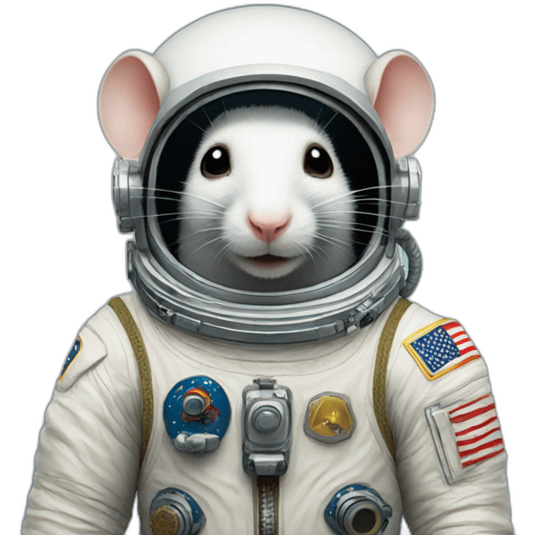 astronaut rat emoji