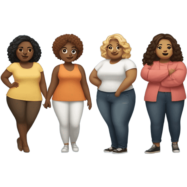 Fat girls emoji