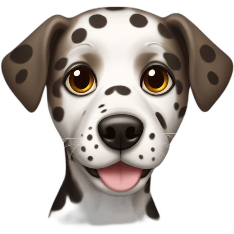 small spotted dog emoji