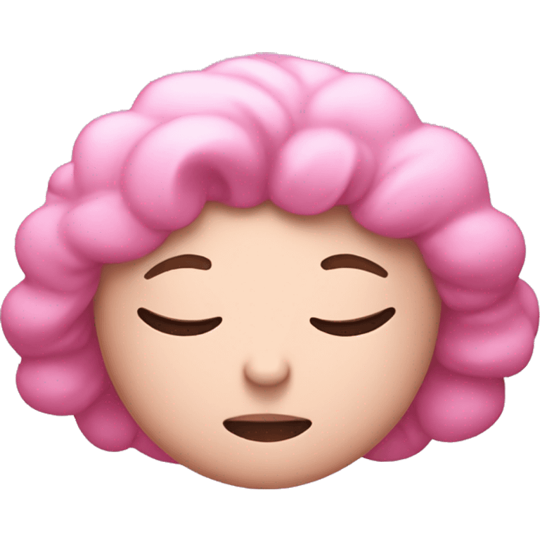 Pink zzz emoji