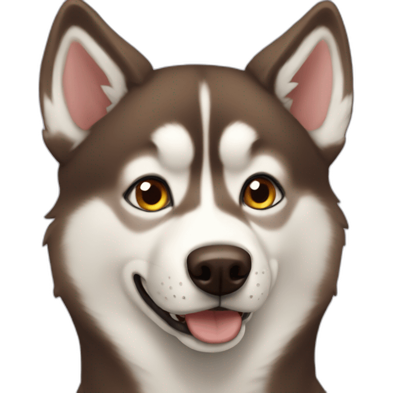 brown-husky emoji