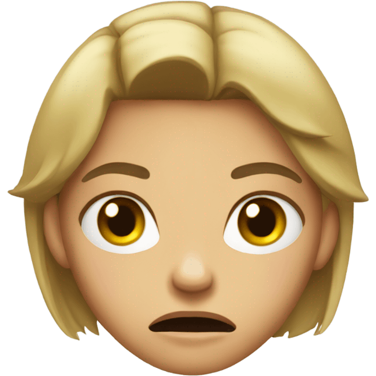 An angry girl emoji emoji