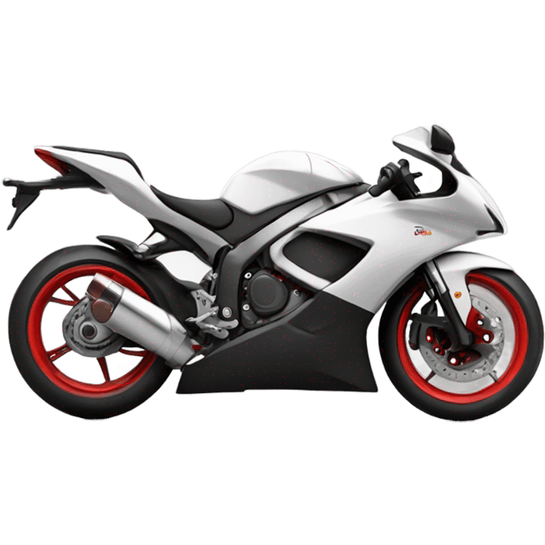 Red sport bike emoji