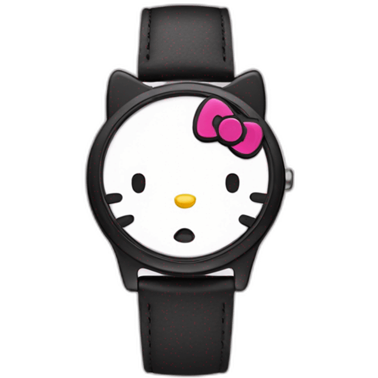 Hello kitty watch emoji