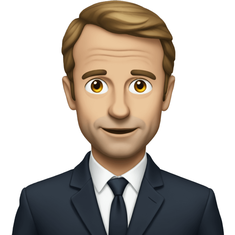 Macron disguised  emoji