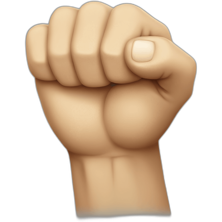 Hand fist emoji