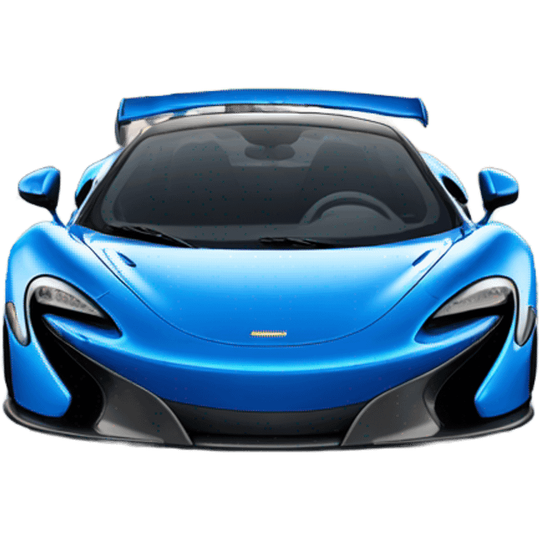 Blue McLaren sport car  emoji