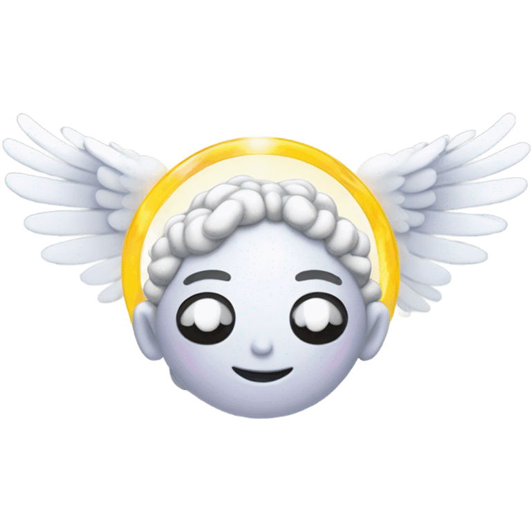 Angel brain emoji