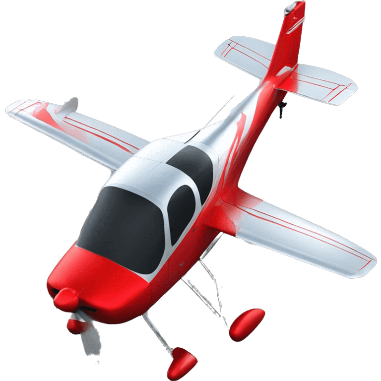 Cirrus SR22T Red and Silver emoji