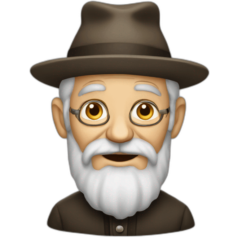 old jew in kipah emoji