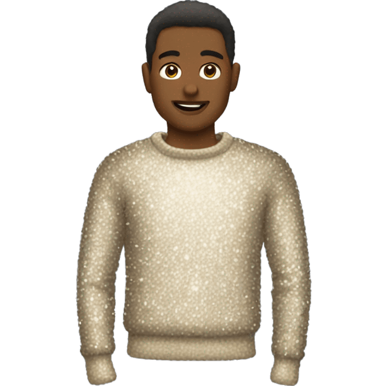 Glittery sweater  emoji