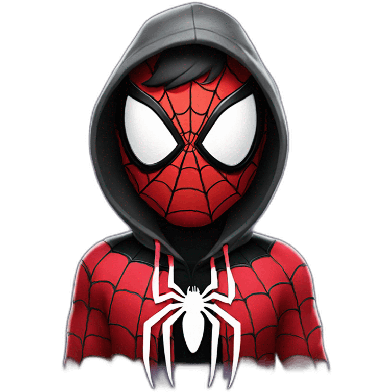 spiderman-miles-morales with hoodie emoji