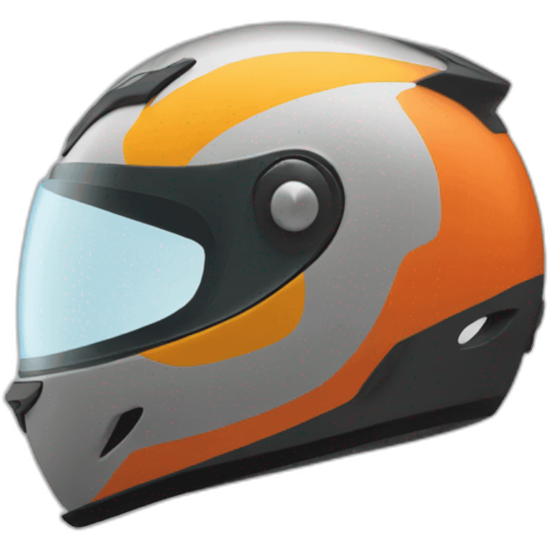 racing helmet colored emoji