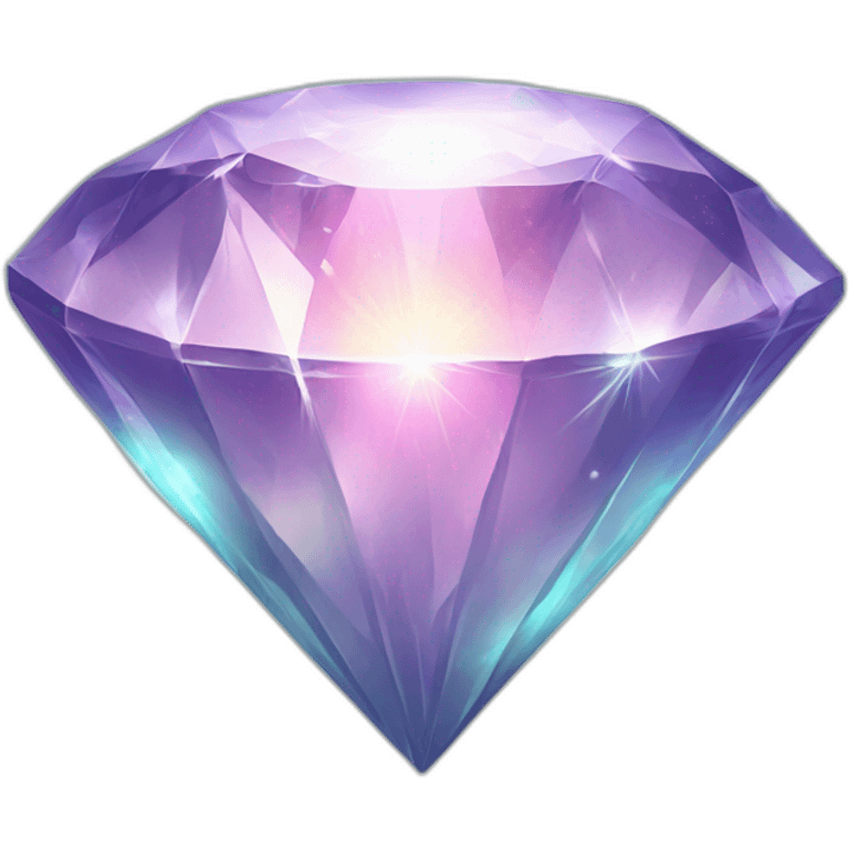 Glowing diamond emoji