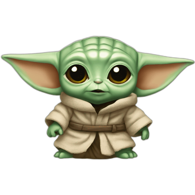 Baby yoda Natal emoji