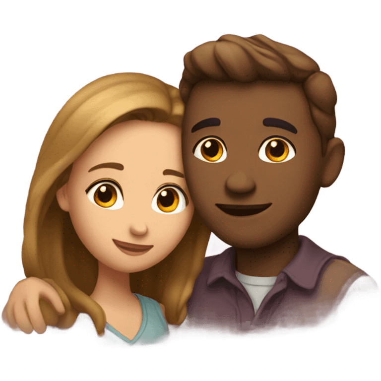 Couple in love emoji