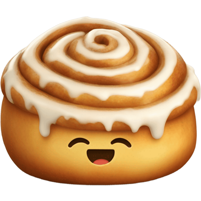 Cute cinnamon roll emoji