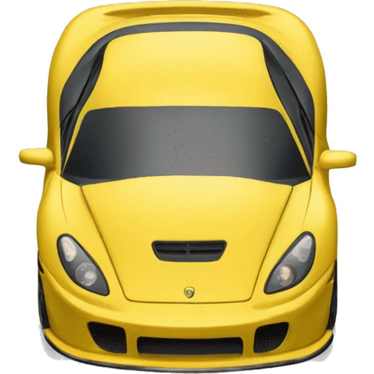 Yellow sports car emoji