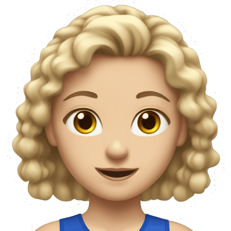 summer olympics gymnastics caucasian girl emoji