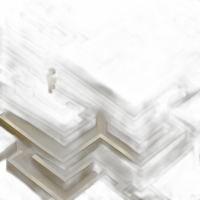 Mc Escher type maze emoji