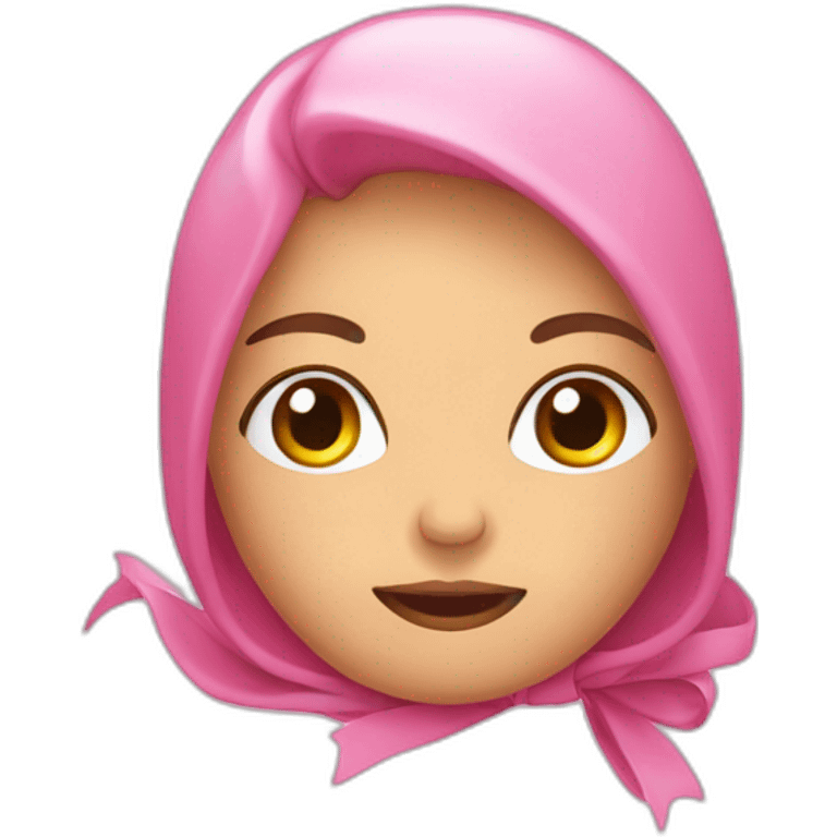 lazo rosa del cáncer emoji