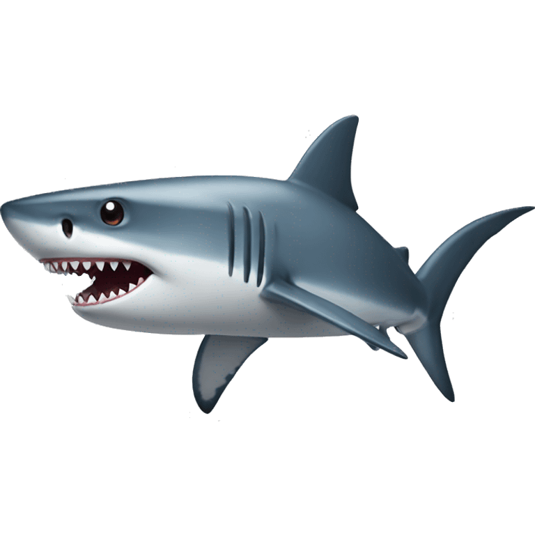 Shark with topchat emoji