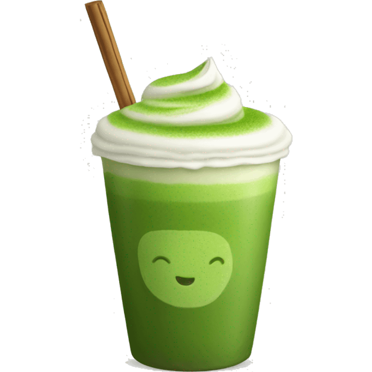 Matcha latte  emoji