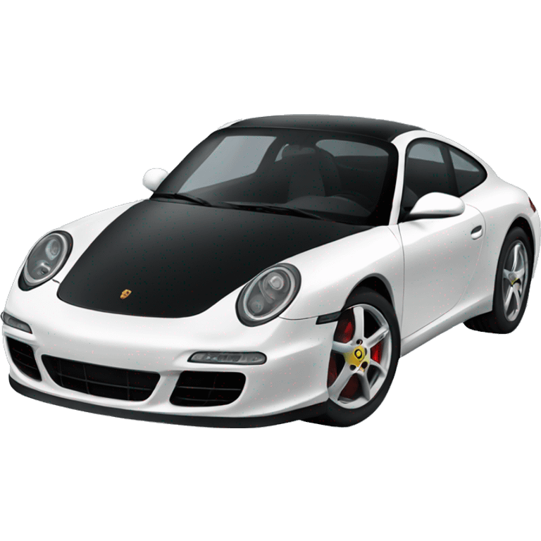 Black Porsche Car emoji