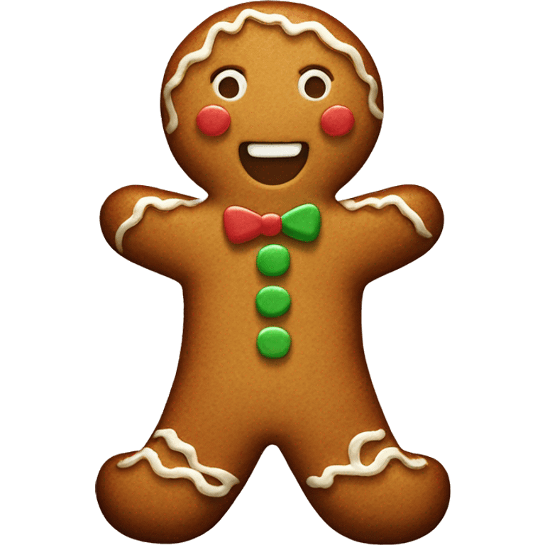 gingerbread man emoji