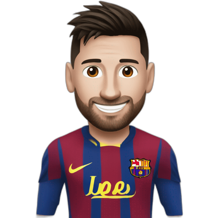 Messi sur ronaldo emoji