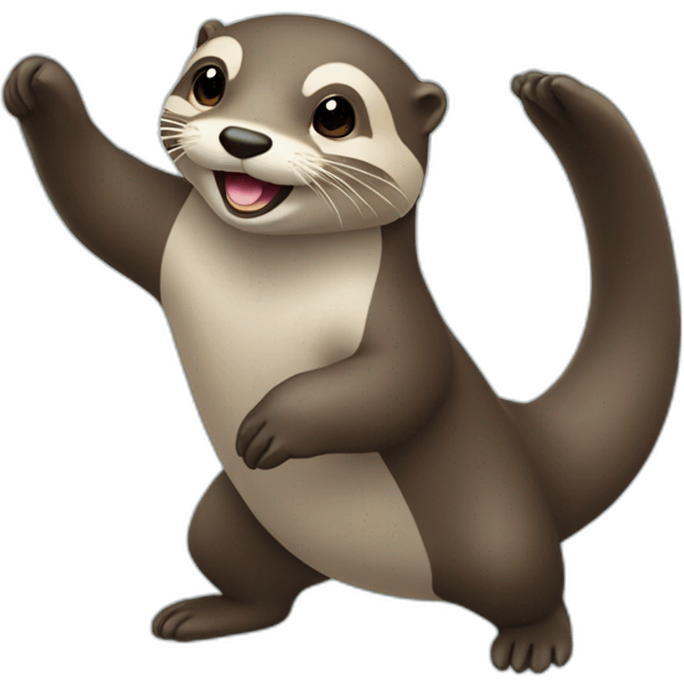 Loutre qui danse emoji