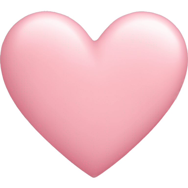 pastel pink heart emoji