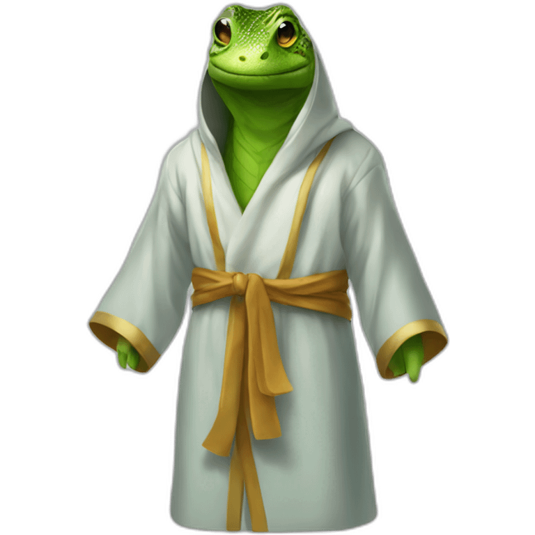 Lezard robe emoji