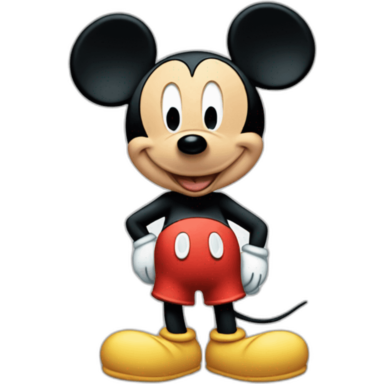 Mickey Mouse Full Body emoji