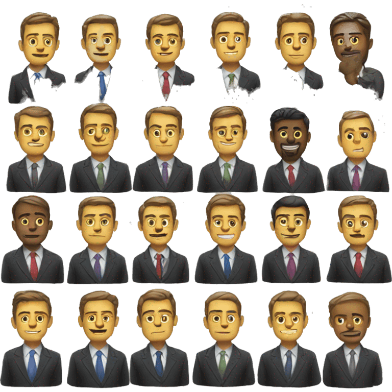 businessmen emoji