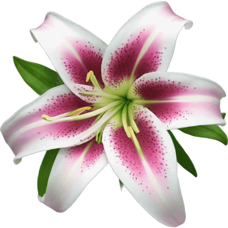 Stargazer lily emoji