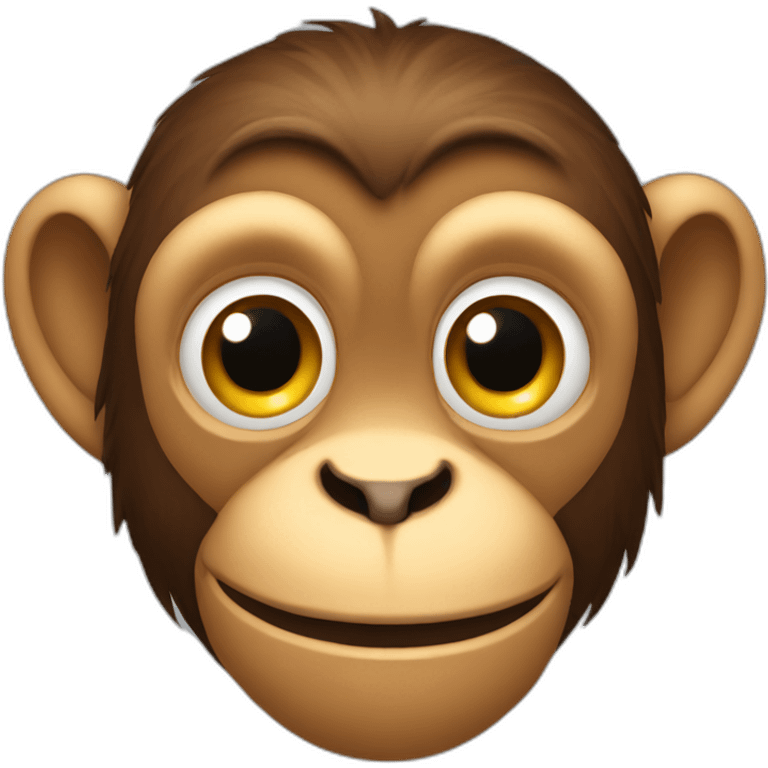 Set monkey emoji