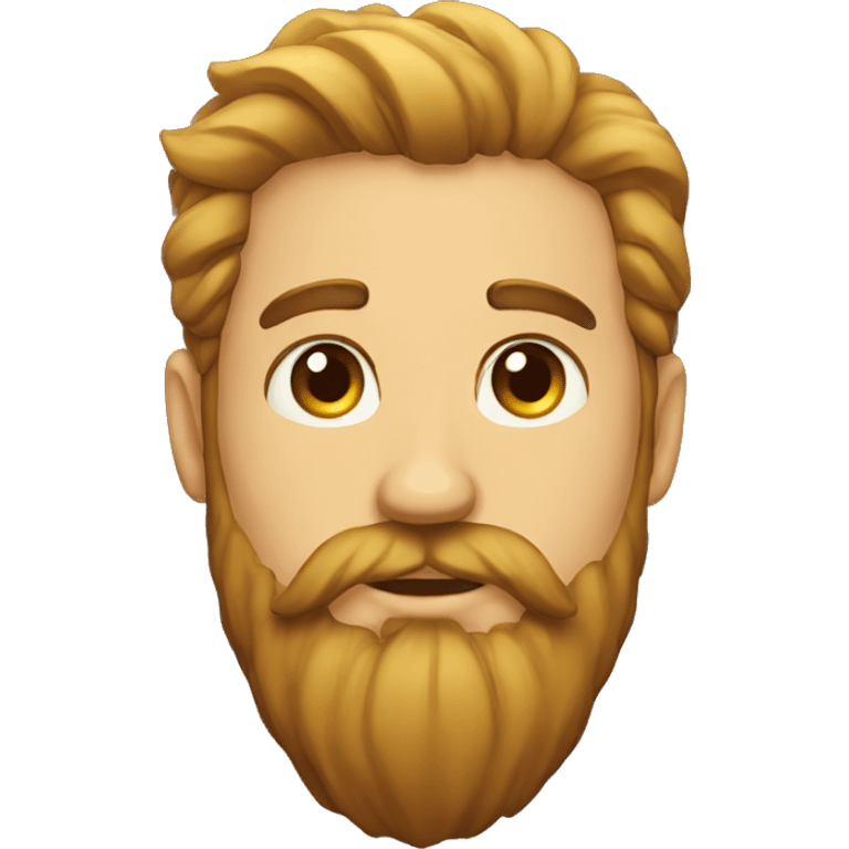 Bearded person majestic emoji